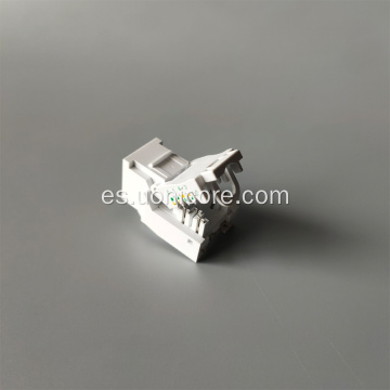 Conector Keystone RJ45 UTP CAT6 sin herramientas